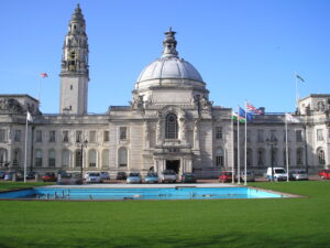City Hall Cardiff, Wales